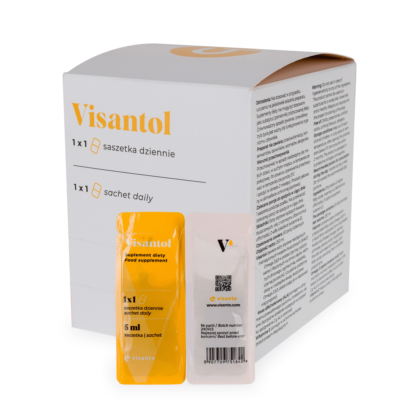 Visantol Plant Base Omega 3.6.9 Liquid - sachets