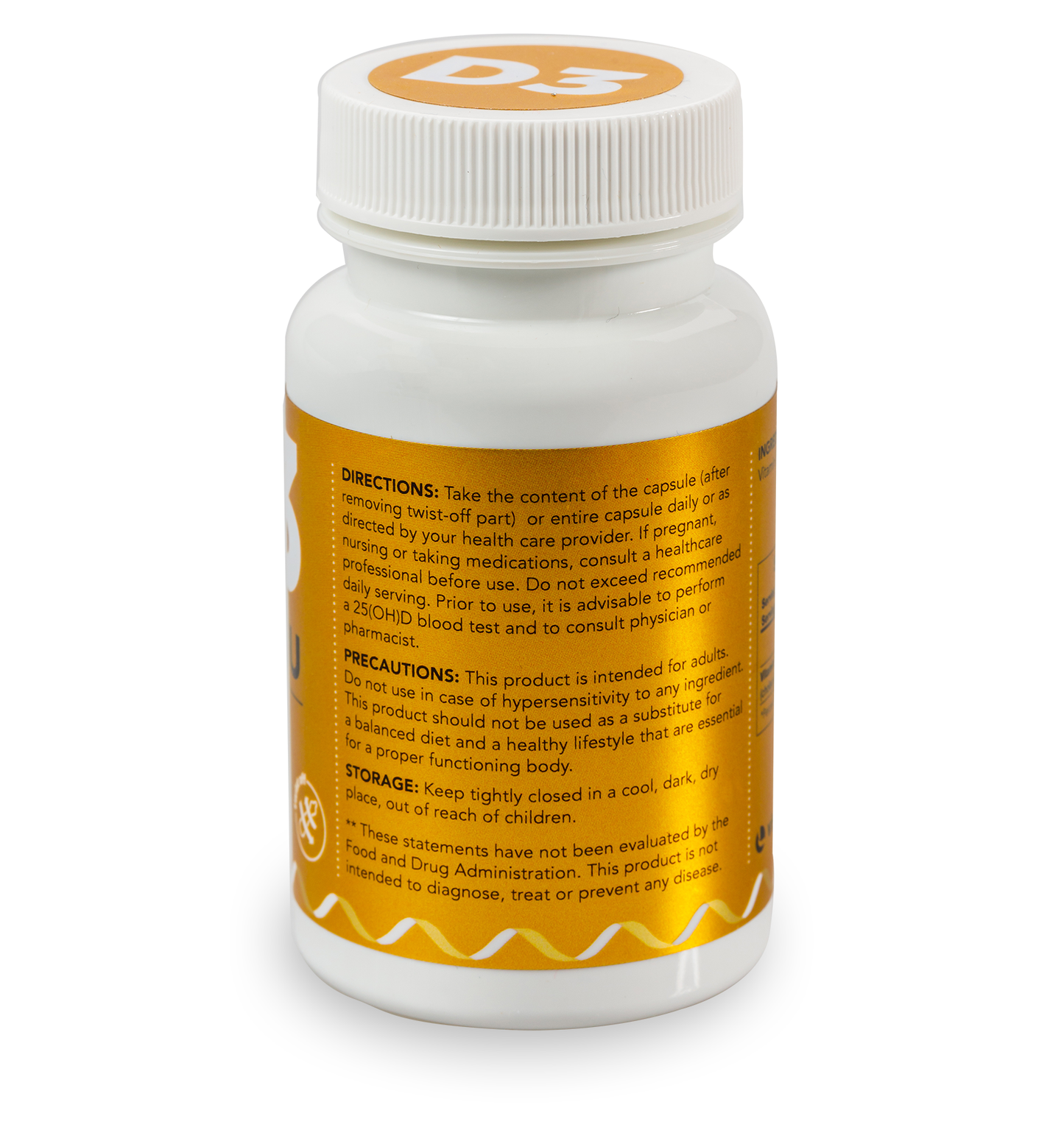 D3 2000 IU Capsules - Twist Off