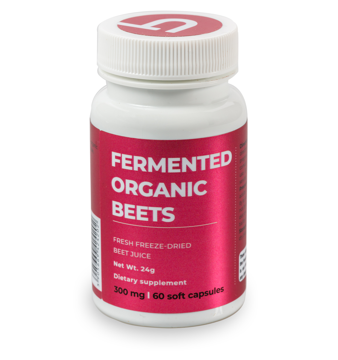 Organic Beetroot Capsules - Improve Digestion Dietary Supplement