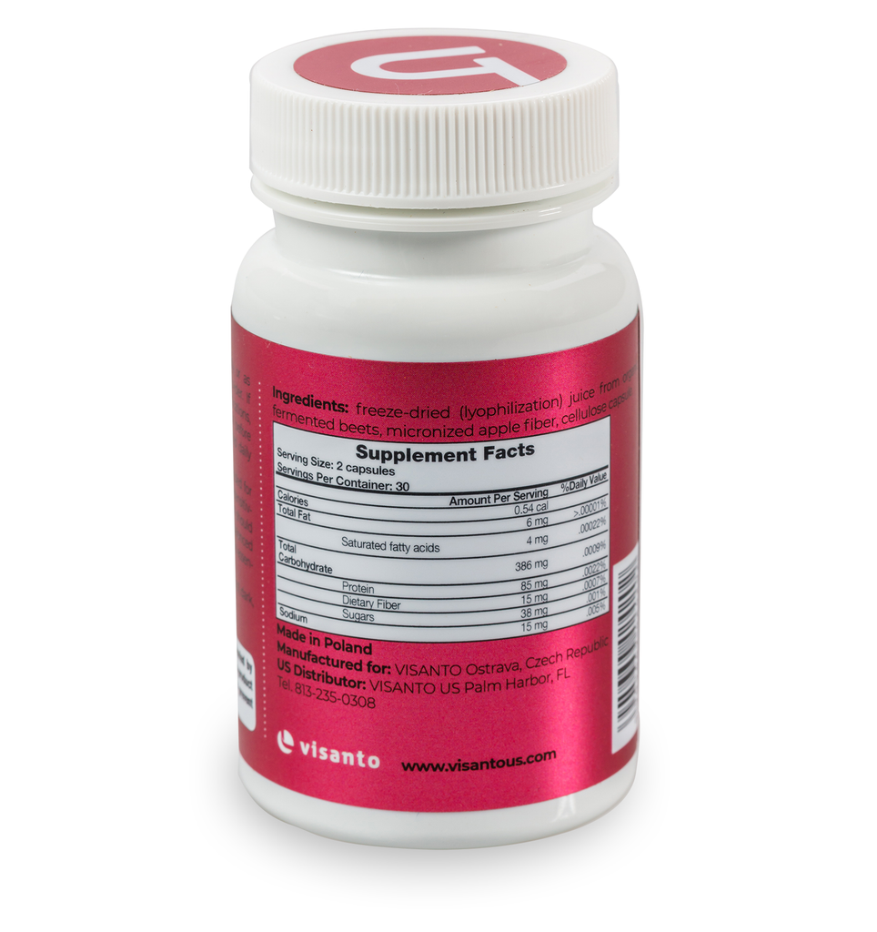 Fermented Organic Beets Capsules Visanto US